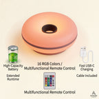 LED Donut Lamp 16 Colors